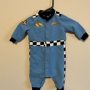 Star Wars Blue Checkered Kids One Piece